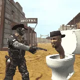 Cowboy vs Skibidi Toilets